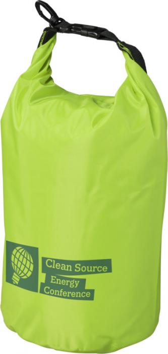Lime green waterproof bag