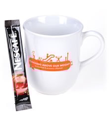 Promotional Mug with Coffee