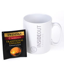 Promotional Mug with Tea