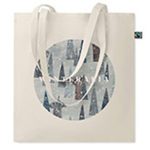 A cotton tote bag. 