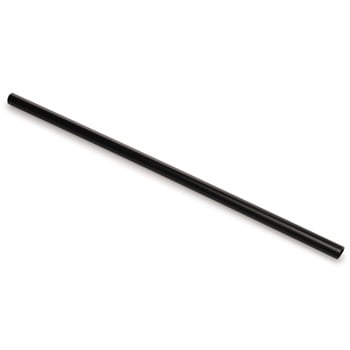 Black straw for a tumbler. 